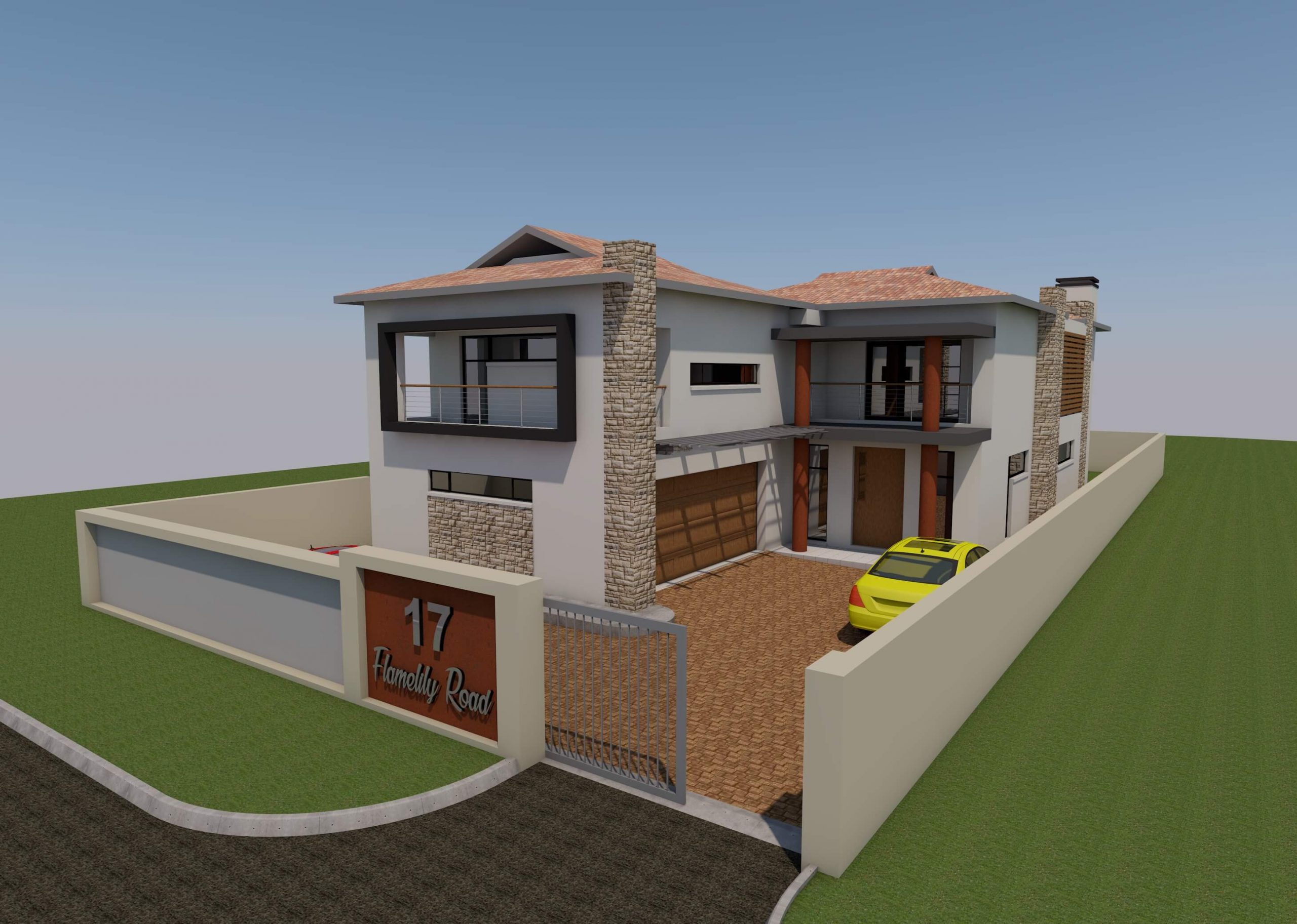Midday Front View